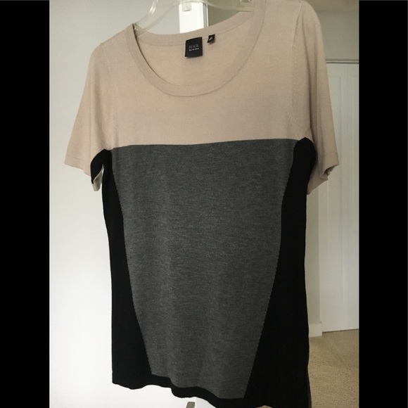 Saks Fifth Avenue Black Label Tops - Saks colorblock sweater